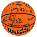 1990 UNLV Runnin' Rebels Team Signed Wilson NCAA Game Replica Basketball w/90 Nat'l Champs (13 Signatures) - UNLBSK200 - 1990 UNLV Runnin' Rebels Team Signed Wilson NCAA Game Replica Basketball w/90 Nat'l Champs (13 Signatures) product image
