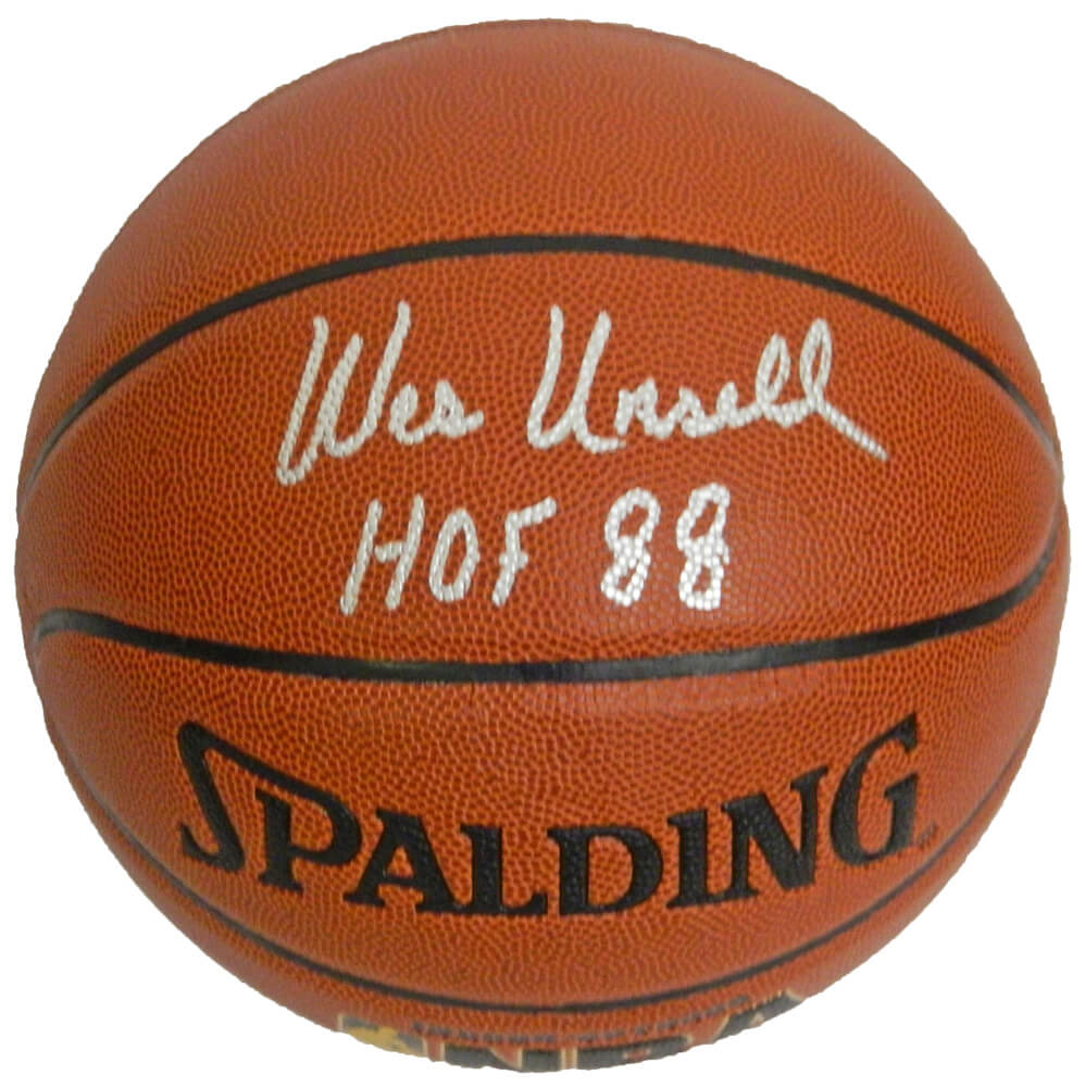 Wes Unseld Signed Spalding  Indoor/Outdoor Basketball w/HOF'88 - UNSBSK200 - Wes Unseld Signed Spalding Indoor/Outdoor Basketball w/HOF'88 product image