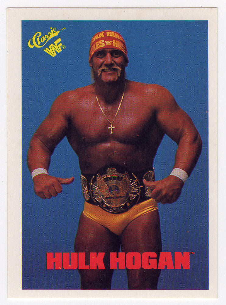 Hulk Hogan 1990 Classic WWF Wrestling Trading Card #1 - (Lot of 7) - URCHOG605 - Hulk Hogan 1990 Classic WWF Wrestling Trading Card #1 - (Lot of 7) product image