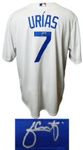 Julio Urias Signed Los Angeles Dodgers White Majestic Replica Jersey - URIJRY100 - Julio Urias Signed Los Angeles Dodgers White Majestic Replica Jersey product image