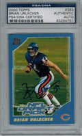 Brian Urlacher Signed Bears 2000 Topps Rookie Card #383 PSA/DNA - URLCAR300 - Brian Urlacher Signed Bears 2000 Topps Rookie Card #383 PSA/DNA product image