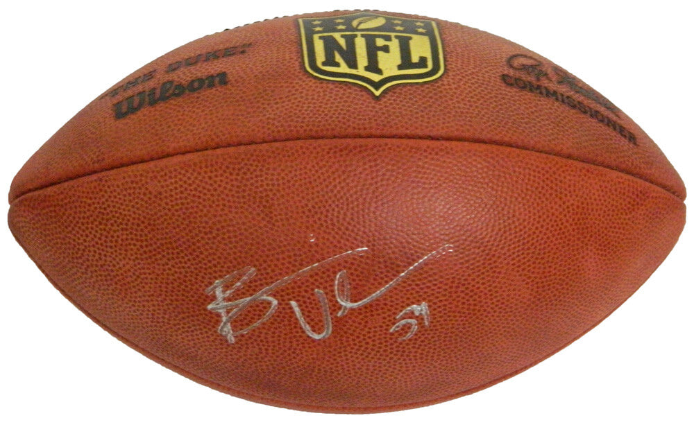 Brian Urlacher Signed Wilson Duke NFL Football - URLFTB300 - Brian Urlacher Signed Wilson Duke NFL Football product image