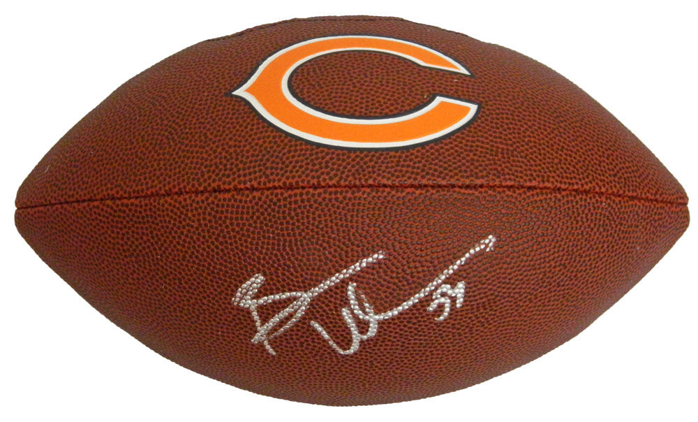 Brian Urlacher Signed Bears NFL Game-Time Full-Size Logo Football - URLFTB304 - Brian Urlacher Signed Bears NFL Game-Time Full-Size Logo Football product image