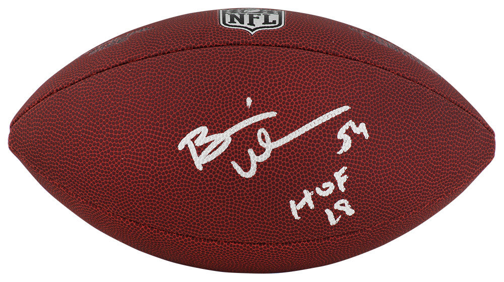 Brian Urlacher Signed Wilson Limited Full Size NFL Football w/HOF'18 - URLFTB311 - Brian Urlacher Signed Wilson Limited Full Size NFL Football w/HOF'18 product image