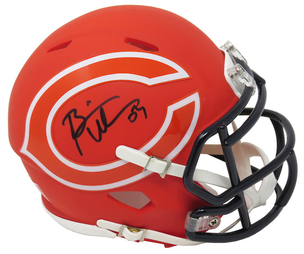 Brian Urlacher Signed Chicago Bears AMP Alternate Series Riddell Speed Mini Helmet - URLMIN306 - Brian Urlacher Signed Chicago Bears AMP Alternate Series Riddell Speed Mini Helmet product image