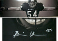 Brian Urlacher Signed B&W Bear Hug 19x72 Poster - URLPST300 - Brian Urlacher Signed B&W Bear Hug 19x72 Poster product image
