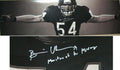 Brian Urlacher Signed B&W Bear Hug 19x72 Poster w/Monsters Of The Midway - URLPST302 - Brian Urlacher Signed B&W Bear Hug 19x72 Poster w/Monsters Of The Midway product image