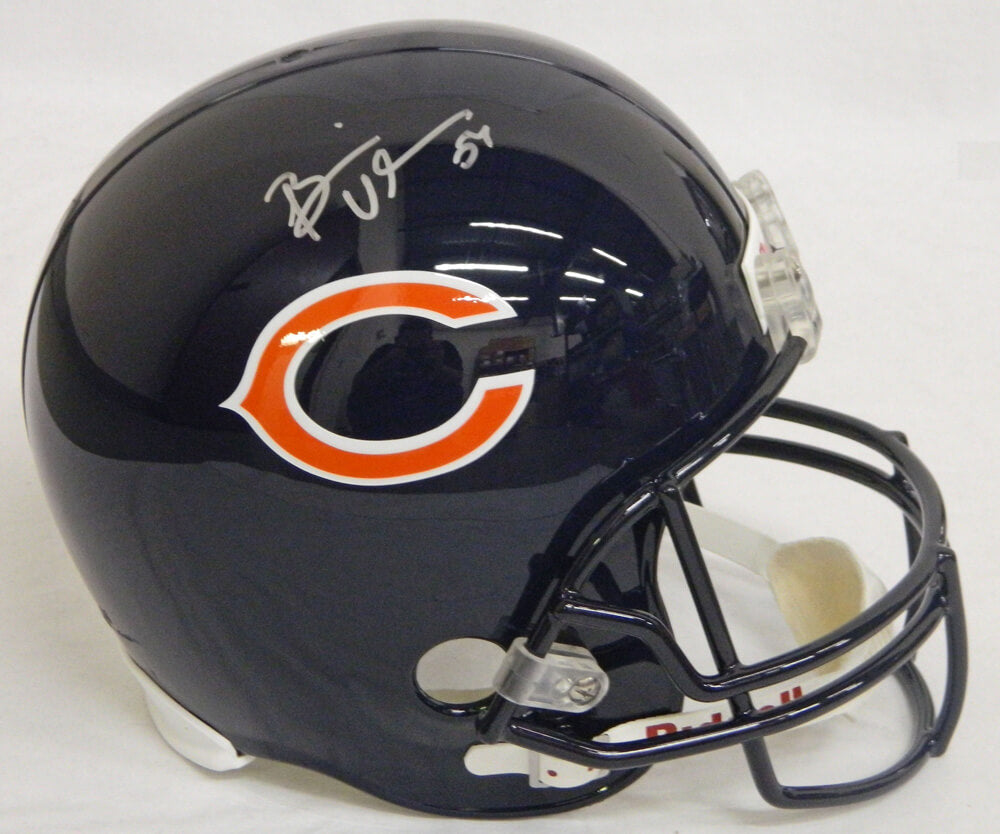 Brian Urlacher Signed Bears Riddell Full-Size Replica Helmet - URLREP300 - Brian Urlacher Signed Bears Riddell Full-Size Replica Helmet product image