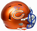Brian Urlacher Signed Chicago Bears Blaze Riddell Speed Full Size Replica Helmet - URLREP307 - Brian Urlacher Signed Chicago Bears Blaze Riddell Speed Full Size Replica Helmet product image