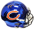 Brian Urlacher Signed Chicago Bears Chrome Riddell Speed Full Size Replica Helmet - URLREP309 - Brian Urlacher Signed Chicago Bears Chrome Riddell Speed Full Size Replica Helmet product image