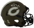Brian Urlacher Signed Chicago Bears Salute to Service Riddell Full Size Speed Replica Helmet w/HOF'18 - URLREP313 - Brian Urlacher Signed Chicago Bears Salute to Service Riddell Full Size Speed Replica Helmet w/HOF'18 product image