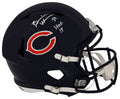 Brian Urlacher Signed Chicago Bears Riddell Full Size Speed Replica Helmet w/HOF'18 - (In White) - URLREP315 - Brian Urlacher Signed Chicago Bears Riddell Full Size Speed Replica Helmet w/HOF'18 - (In White) product image