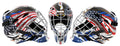 1980 USA Hockey 'Miracle On Ice' Team Signed USA Bald Eagle Glory Logo Franklin Replica Goalie Mask (18 - Sigs) - USAMAS402 - 1980 USA Hockey 'Miracle On Ice' Team Signed USA Bald Eagle Glory Logo Franklin Replica Goalie Mask (18 - Sigs) product image