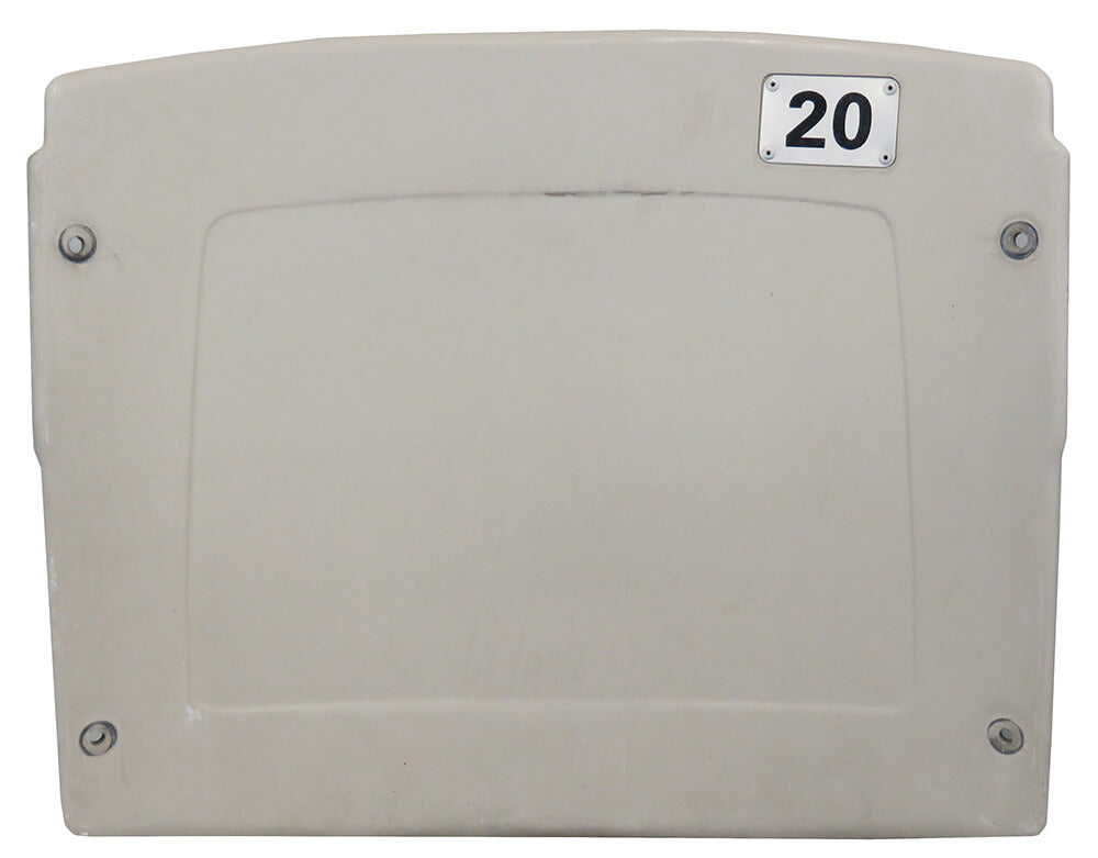Silverdome White Actual Stadium Seat Back #20 - Home Of Detroit Lions 1975-2001 - USTSIL606 - Silverdome White Actual Stadium Seat Back #20 - Home Of Detroit Lions 1975-2001 product image