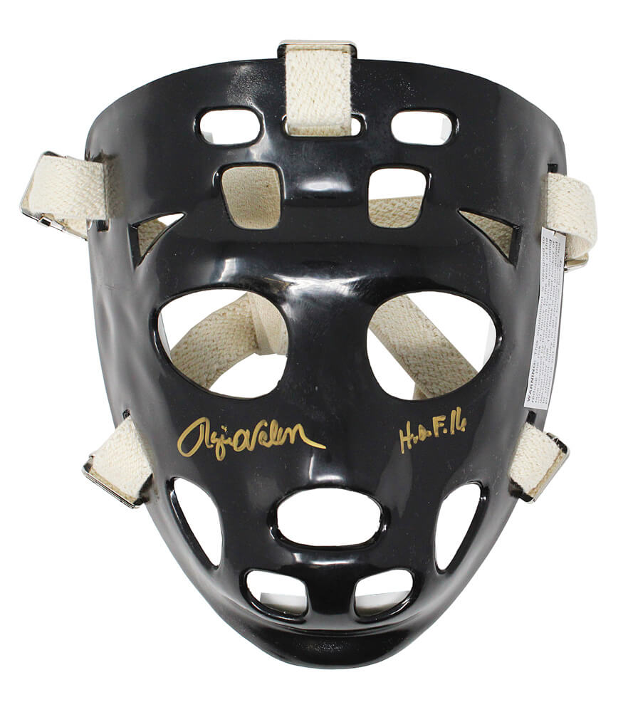 Rogie Vachon Signed Black Throwback Hockey Goalie Mask w/HOF'16 - VACMAS400 - Rogie Vachon Signed Black Throwback Hockey Goalie Mask w/HOF'16 product image