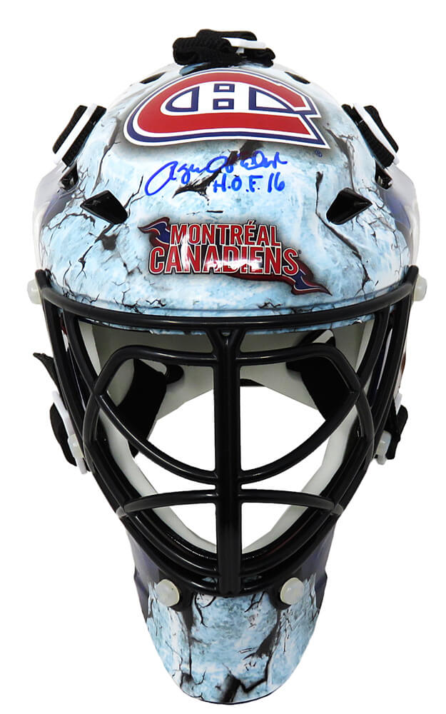 Rogie Vachon Signed Montreal Canadiens Mini Hockey Goalie Mask w/HOF'16 - VACMIN401 - Rogie Vachon Signed Montreal Canadiens Mini Hockey Goalie Mask w/HOF'16 product image