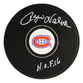 Rogie Vachon Signed Montreal Canadiens Logo Hockey Puck w/HOF'16 - VACPUC401 - Rogie Vachon Signed Montreal Canadiens Logo Hockey Puck w/HOF'16 product image