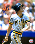 Andy Van Slyke Signed Pittsburgh Pirates Swinging Action 8x10 Photo - VAN08P100 - Andy Van Slyke Signed Pittsburgh Pirates Swinging Action 8x10 Photo product image