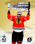 Trevor Van Riemsdyk Signed Chicago Blackhawks 2015 Stanley Cup Trophy 8x10 Photo - VAN08P400 - Trevor Van Riemsdyk Signed Chicago Blackhawks 2015 Stanley Cup Trophy 8x10 Photo product image