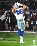 Leighton Vander Esch Signed Dallas Cowboys Celebration Action LE/55 16x20 Photo w/Wolf Hunter - (Fanatics) - VAN16P300 - Leighton Vander Esch Signed Dallas Cowboys Celebration Action LE/55 16x20 Photo w/Wolf Hunter - (Fanatics) product image