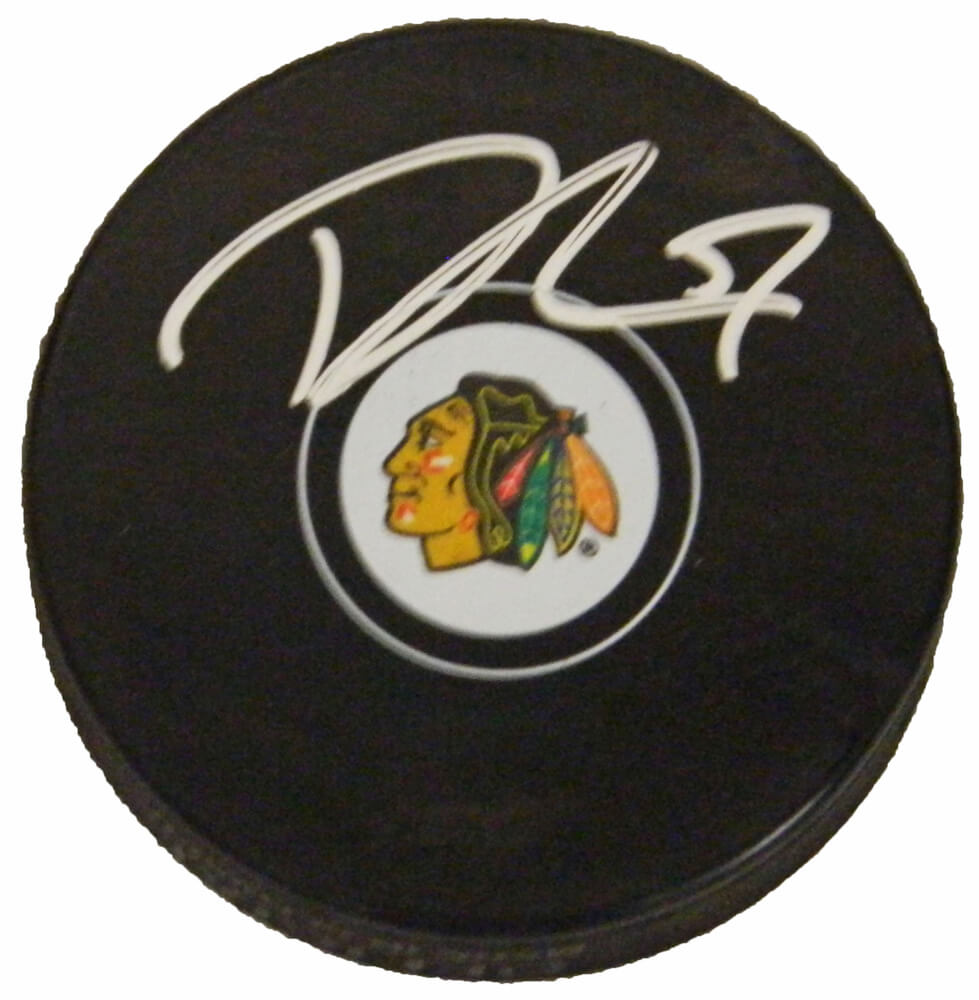 Trevor Van Riemsdyk Signed Chicago Blackhawks Logo Hockey Puck - VANPUC400 - Trevor Van Riemsdyk Signed Chicago Blackhawks Logo Hockey Puck product image