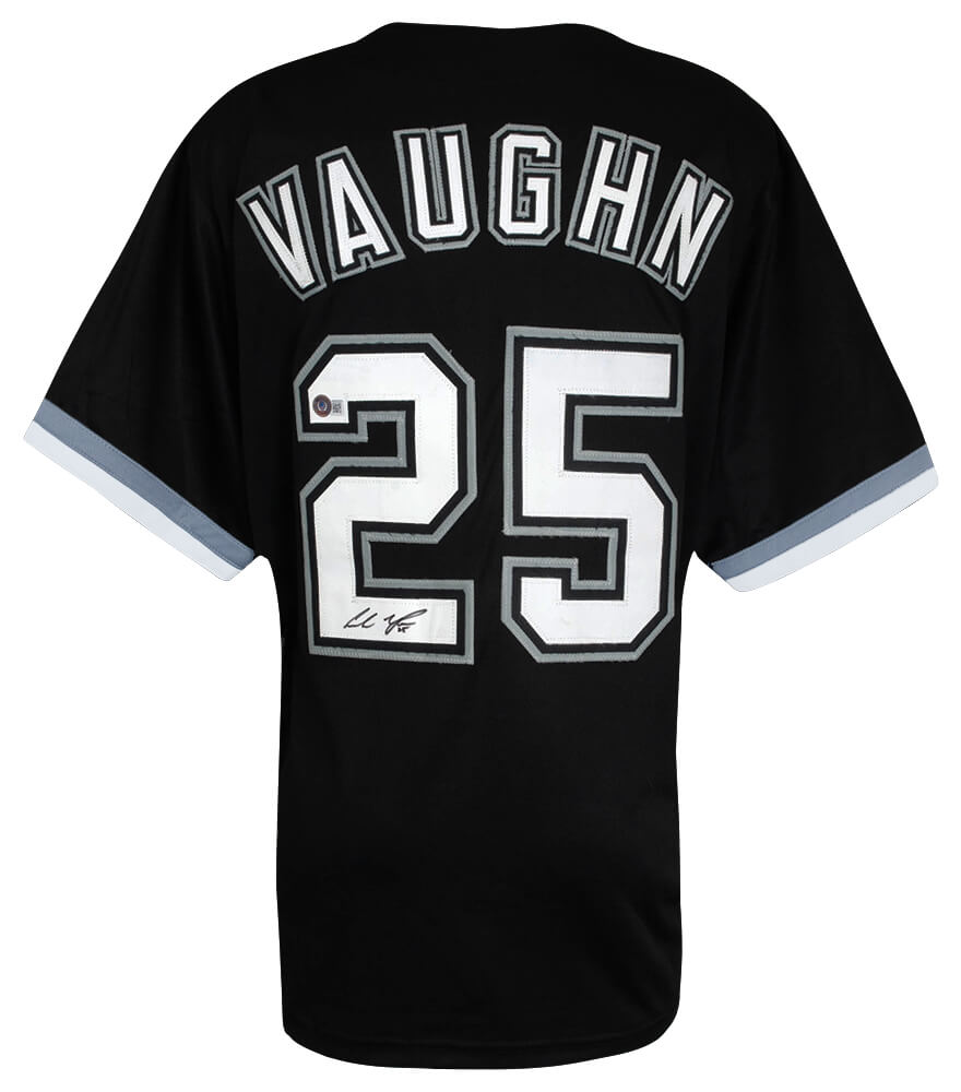 Andrew Vaughn Signed Black Custom Baseball Jersey - (Beckett) - VAUJRY100 - Andrew Vaughn Signed Black Custom Baseball Jersey - (Beckett) product image