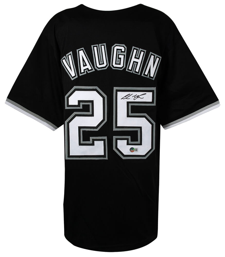 Andrew Vaughn Signed Black Custom Jersey - (Beckett) - VAUJRY101 - Andrew Vaughn Signed Black Custom Jersey - (Beckett) product image