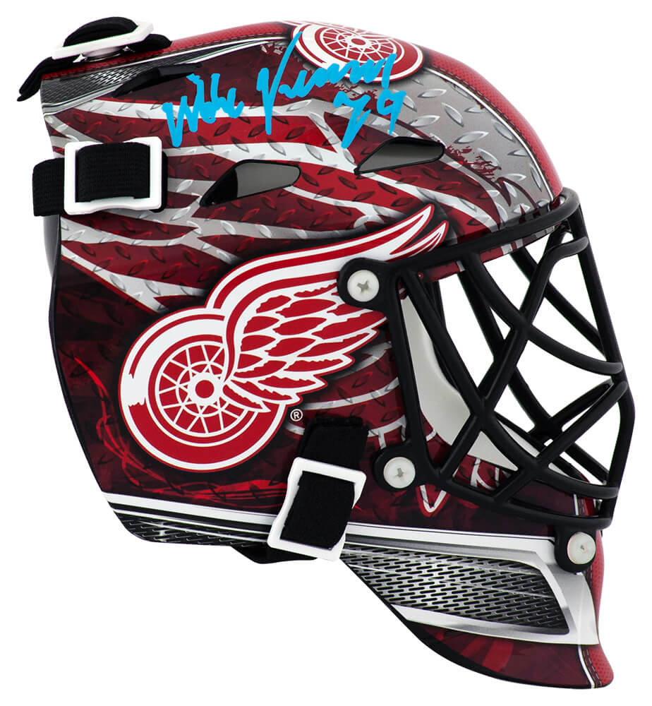 Mike Vernon Signed Detroit Red Wings Mini Hockey Goalie Mask - VERMIN400 - Mike Vernon Signed Detroit Red Wings Mini Hockey Goalie Mask product image