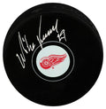 Mike Vernon Signed Detroit Red Wings Logo Hockey Puck - VERPUC432 - Mike Vernon Signed Detroit Red Wings Logo Hockey Puck product image