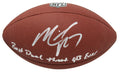Michael Vick Signed Wilson Limited Full Size NFL Football w/Best Dual Threat QB Ever - VICFTB301 - Michael Vick Signed Wilson Limited Full Size NFL Football w/Best Dual Threat QB Ever product image