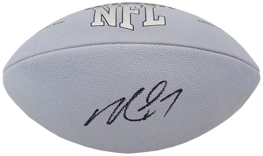 Michael Vick Signed Wilson MVP Silver Full Size NFL Football - VICFTB307 - Michael Vick Signed Wilson MVP Silver Full Size NFL Football product image