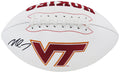 Michael Vick Signed Virginia Tech Rawlings White Logo NCAA Football - VICFTB305 - Michael Vick Signed Virginia Tech Rawlings White Logo NCAA Football product image