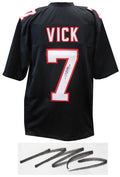 Michael Vick Signed Black T/B Custom Football Jersey - VICJRY302 - Michael Vick Signed Black T/B Custom Football Jersey product image