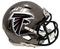 Michael Vick Signed Atlanta Falcons Chrome Riddell Speed Mini Helmet - VICMIN301 - Michael Vick Signed Atlanta Falcons Chrome Riddell Speed Mini Helmet product image
