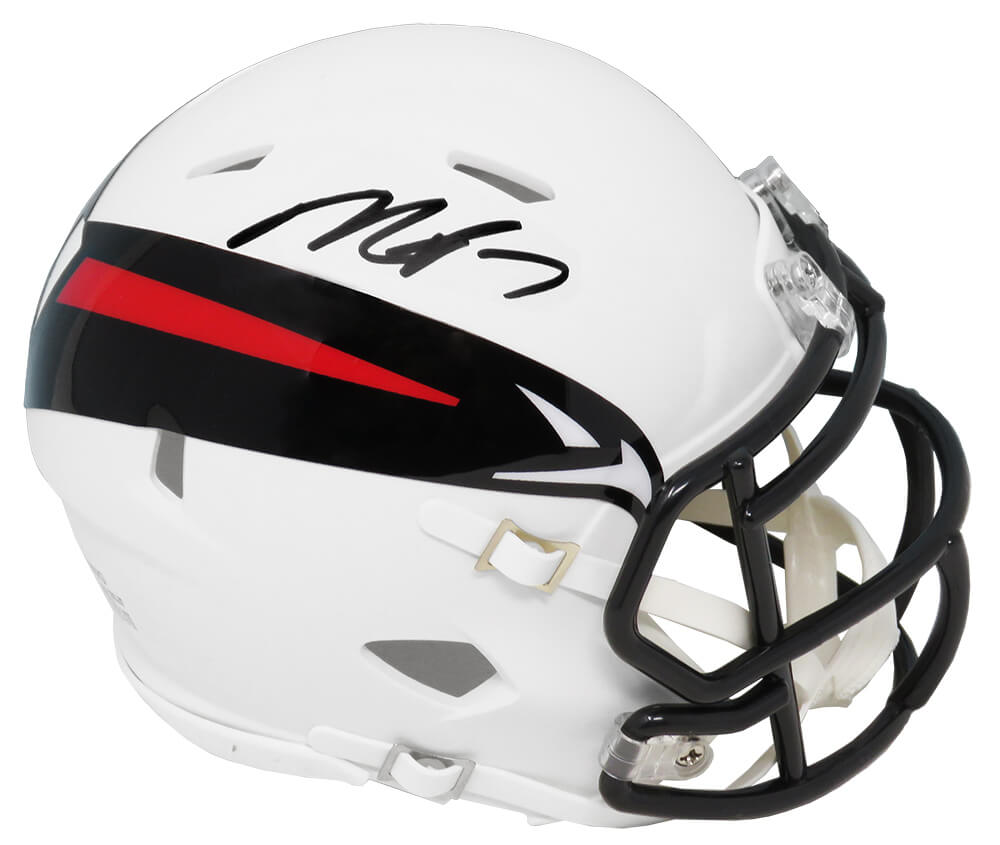 Michael Vick Signed Atlanta Falcons AMP Alternate Series Riddell Speed Mini Helmet - VICMIN302 - Michael Vick Signed Atlanta Falcons AMP Alternate Series Riddell Speed Mini Helmet product image