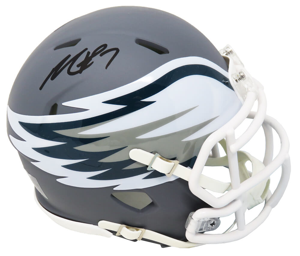 Michael Vick Signed Philadelphia Eagles AMP Alternate Series Riddell Speed Mini Helmet - VICMIN304 - Michael Vick Signed Philadelphia Eagles AMP Alternate Series Riddell Speed Mini Helmet product image