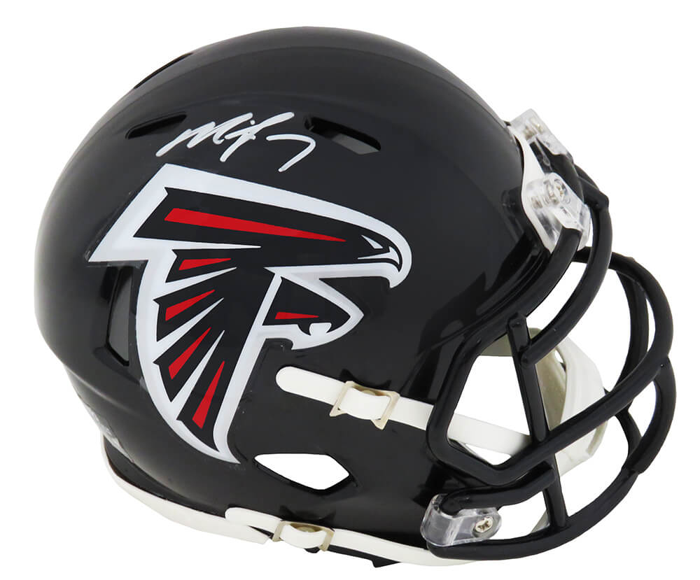 Michael Vick Signed Atlanta Falcons Riddell Speed Mini Helmet - VICMIN305 - Michael Vick Signed Atlanta Falcons Riddell Speed Mini Helmet product image