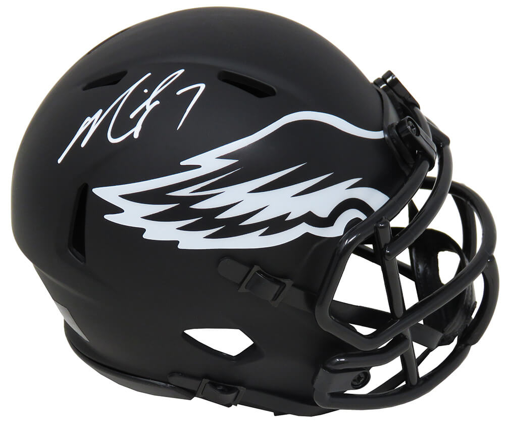 Michael Vick Signed Philadelphia Eagles Eclipse Riddell Speed Mini Helmet - VICMIN308 - Michael Vick Signed Philadelphia Eagles Eclipse Riddell Speed Mini Helmet product image