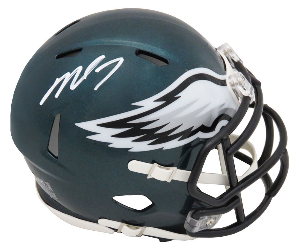 Michael Vick Signed Philadelphia Eagles Riddell Speed Mini Helmet - VICMIN309 - Michael Vick Signed Philadelphia Eagles Riddell Speed Mini Helmet product image
