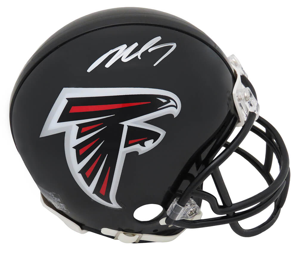 Michael Vick Signed Falcons Riddell Mini Helmet - VICMIN311 - Michael Vick Signed Falcons Riddell Mini Helmet product image