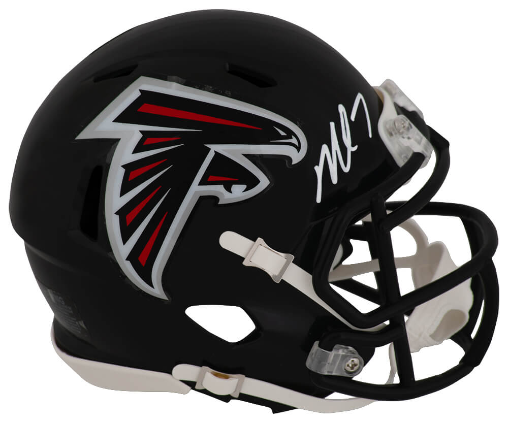 Michael Vick Signed Atlanta Falcons T/B (2003-2019 Style) Riddell Speed Mini Helmet - VICMIN317 - Michael Vick Signed Atlanta Falcons T/B (2003-2019 Style) Riddell Speed Mini Helmet product image