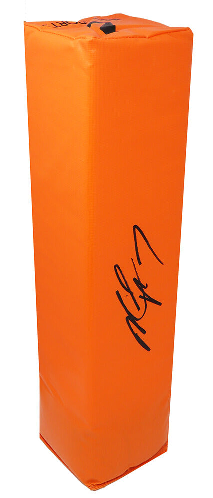 Michael Vick Signed Orange Endzone Football Pylon - VICPYL300 - Michael Vick Signed Orange Endzone Football Pylon product image