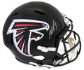 Michael Vick Signed Falcons Riddell Full Size Speed Replica Helmet - VICREP308 - Michael Vick Signed Falcons Riddell Full Size Speed Replica Helmet product image