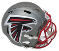 Michael Vick Signed Atlanta Falcons FLASH Riddell Full Size Speed Replica Helmet w/Best Dual Threat QB Ever - VICREP311 - Michael Vick Signed Atlanta Falcons FLASH Riddell Full Size Speed Replica Helmet w/Best Dual Threat QB Ever product image