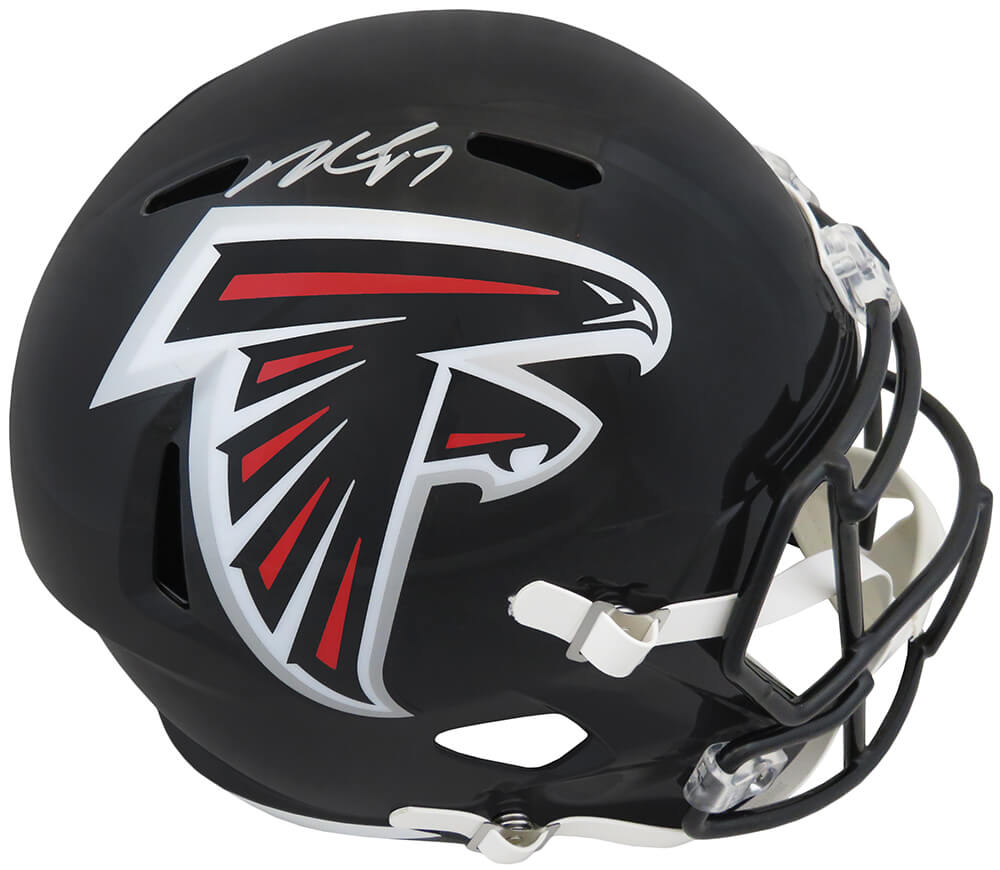 Michael Vick Signed Atlanta Falcons Riddell F/S Speed Replica Helmet - VICREP313 - Michael Vick Signed Atlanta Falcons Riddell F/S Speed Replica Helmet product image
