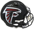 Michael Vick Signed Atlanta Falcons Riddell F/S Speed Replica Helmet w/Best Dual Threat QB Ever - VICREP314 - Michael Vick Signed Atlanta Falcons Riddell F/S Speed Replica Helmet w/Best Dual Threat QB Ever product image