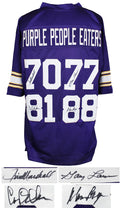 Purple People Eaters Signed Purple Custom Throwback Jersey (JSA) - VIKJRY301 - Purple People Eaters Signed Purple Custom Throwback Jersey (JSA) product image