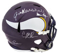 Purple People Eaters Signed Minnesota Vikings Riddell Full Size Speed Replica Helmet - VIKREP302 - Purple People Eaters Signed Minnesota Vikings Riddell Full Size Speed Replica Helmet product image