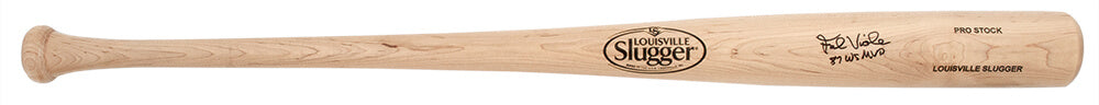 Frank Viola Signed Louisville Slugger Pro Stock Blonde Baseball Bat w/87 WS MVP - VIOBAT100 - Frank Viola Signed Louisville Slugger Pro Stock Blonde Baseball Bat w/87 WS MVP product image