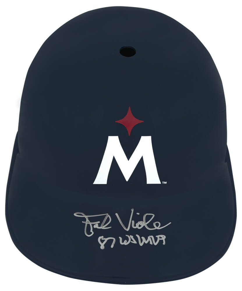 Frank Viola Signed Minnesota Twins Souvenir Replica Batting Helmet w/87 WS MVP - VIOBTH101 - Frank Viola Signed Minnesota Twins Souvenir Replica Batting Helmet w/87 WS MVP product image